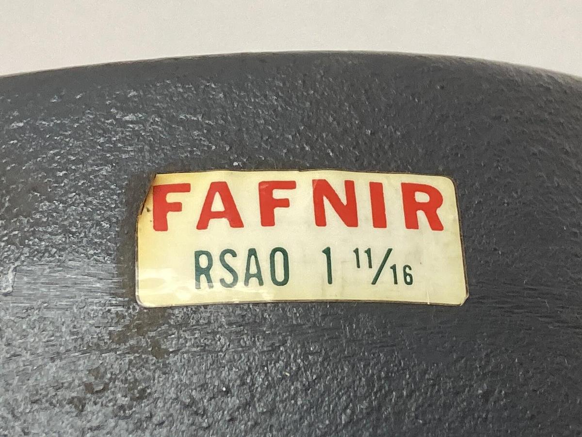 Used Fafnir,RSAO 1-11/16,Pillow Block Bearing