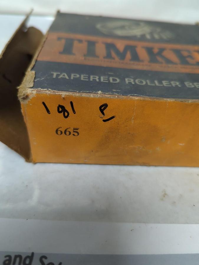 TIMKEN,665,ROLLER BEARING CONE NOS