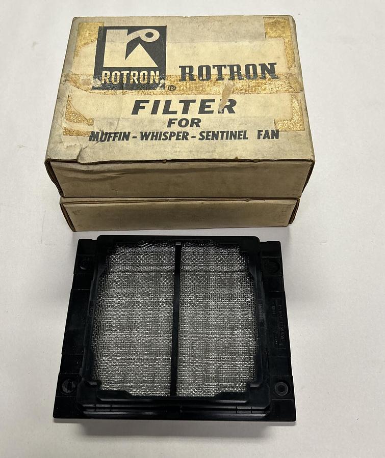 ROTRON,15449,MUFFIN FAN FILTER ASSEMBLY LOT OF 2 NOS