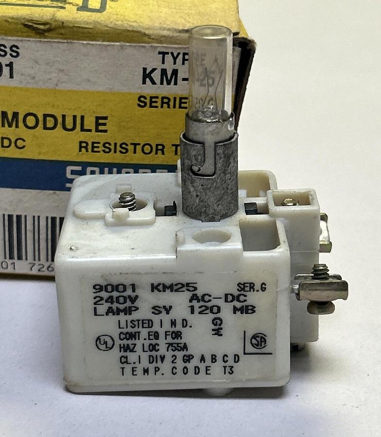 Used SQUARE D,9001KM-25,LIGHT MODULE SERIES G NOS