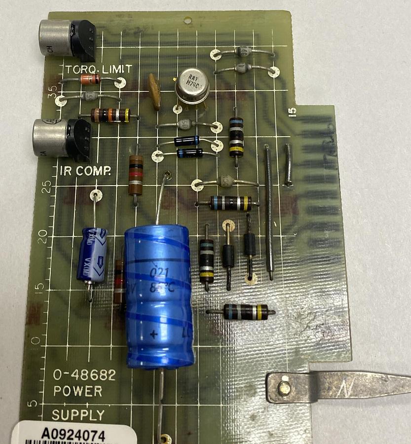 Used RELIANCE,0-48682,POWER SUPPLY BOARD