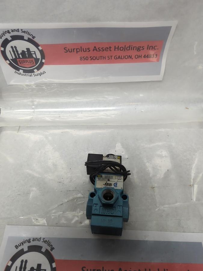 Used MAC,55B-12-P1-111CA,SOLENOID VALVE PRE-OWNED