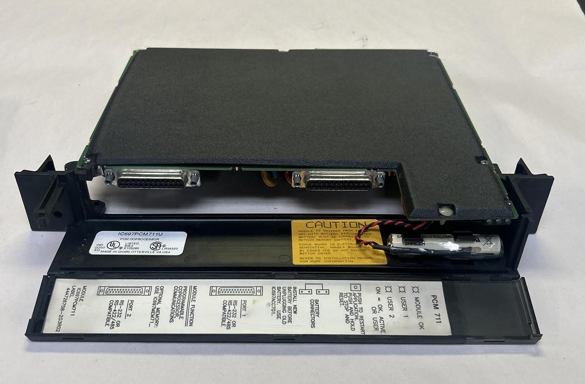 Used GE FANUC,IC697PCM711U,PROGRAMMABLE COPROCESSOR