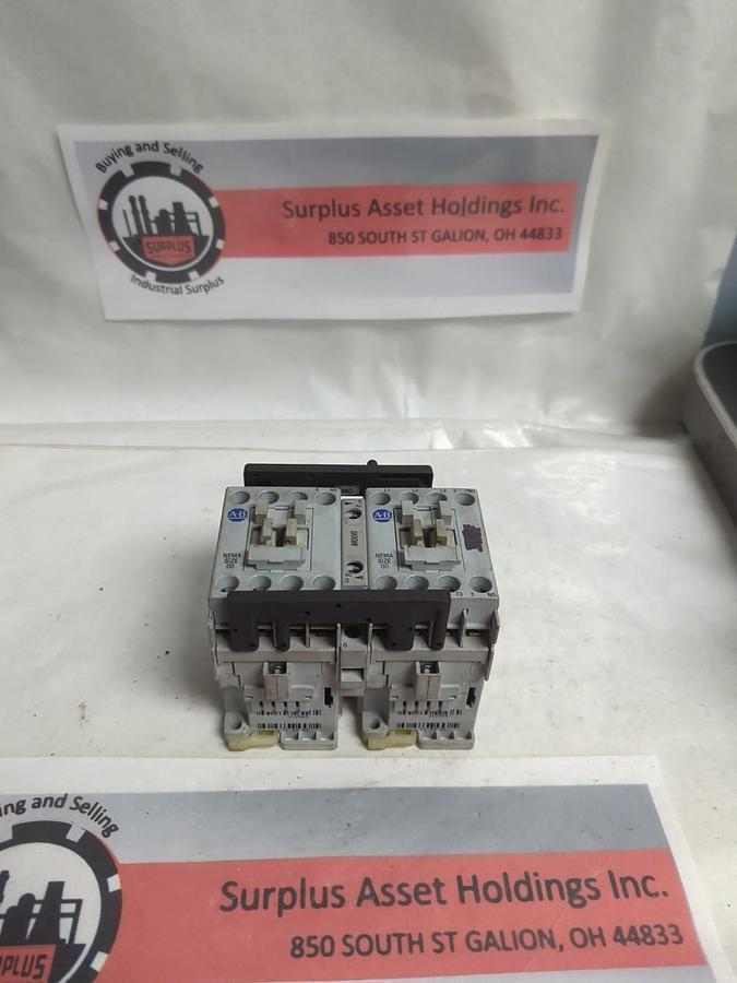 Used ALLEN BRADLEY,505-TOD-B1D,REVERSING STARTER/CONTACTOR SIZE 00 PRE-OWNED