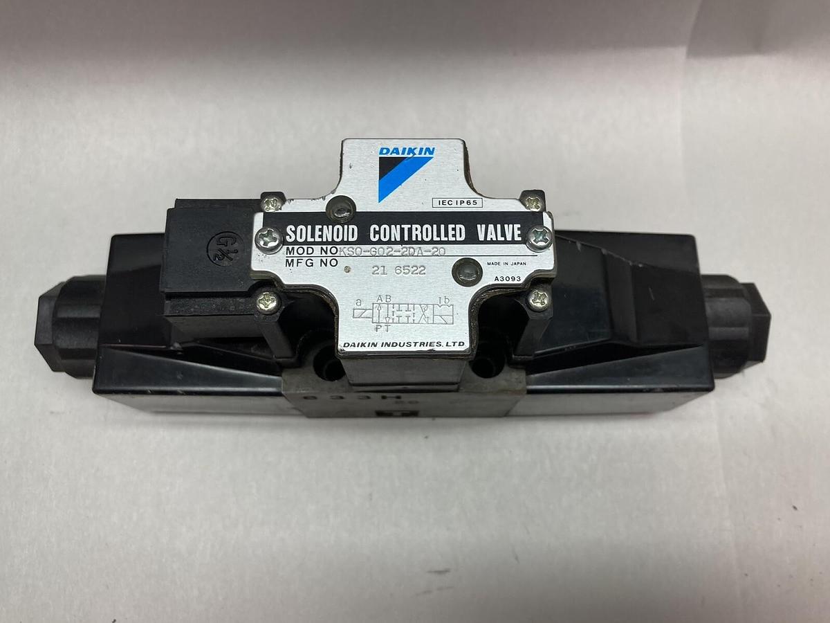 Used Daikin,KSO-G02-2DA-20,Solenoid Control Valve