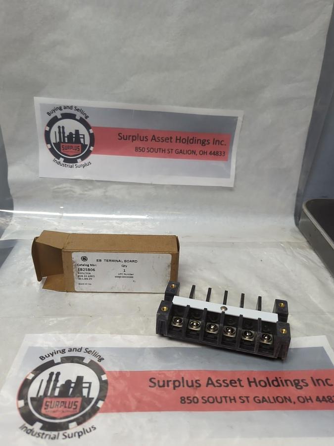 GE,EB25B06,EB TERMINAL BOARD 600V/30A NOS