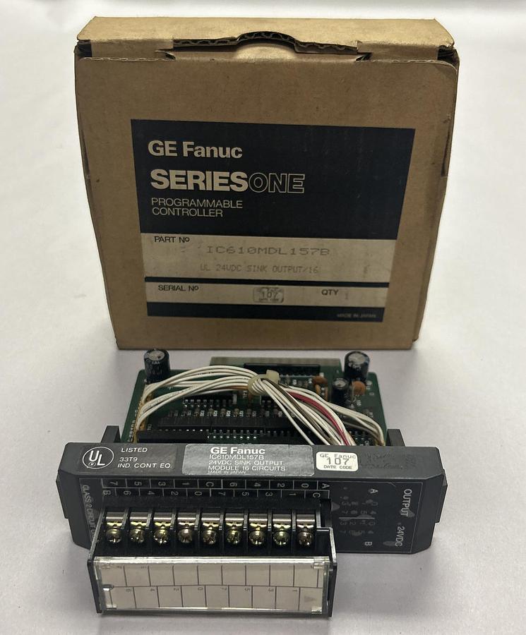 Used GE FANUC,IC610MDL157B,OUTPUT MODULE NEW