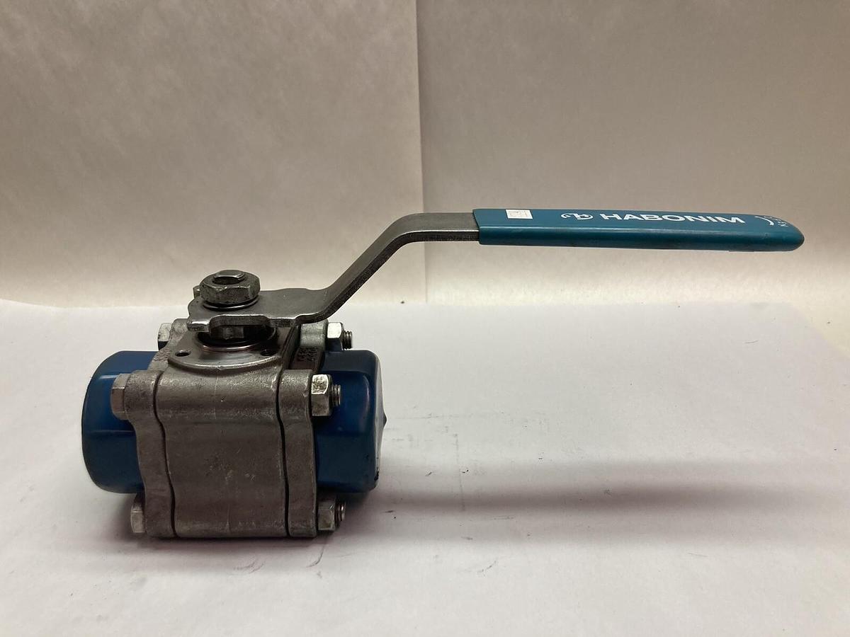 Used Habonim,CF8M-316,1 1/2 Inch Ball Valve CF3M 4404