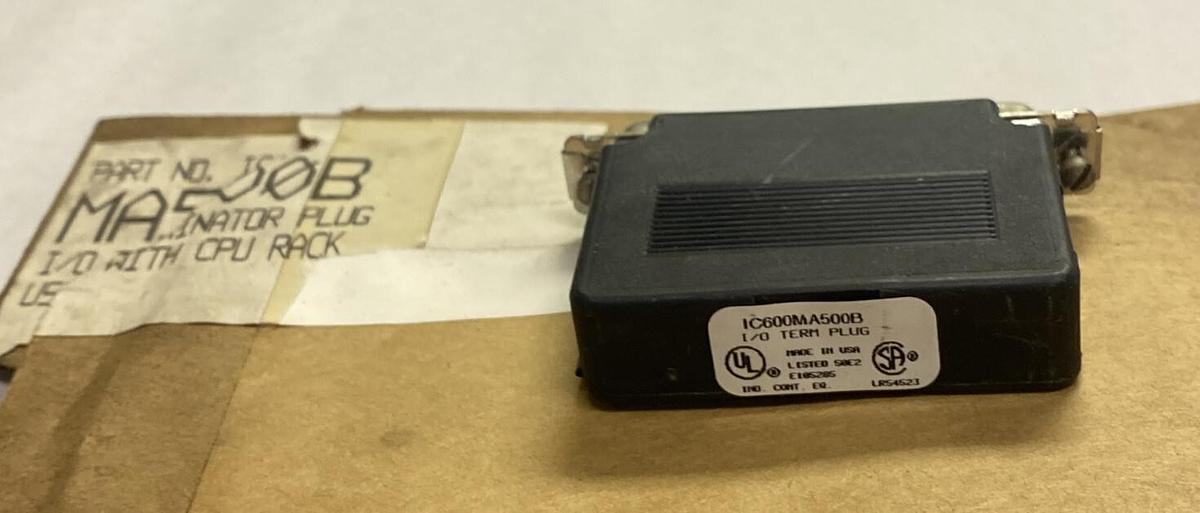 GE FANUC,IC600MA500,I/O TERMINATION PLUG NOS