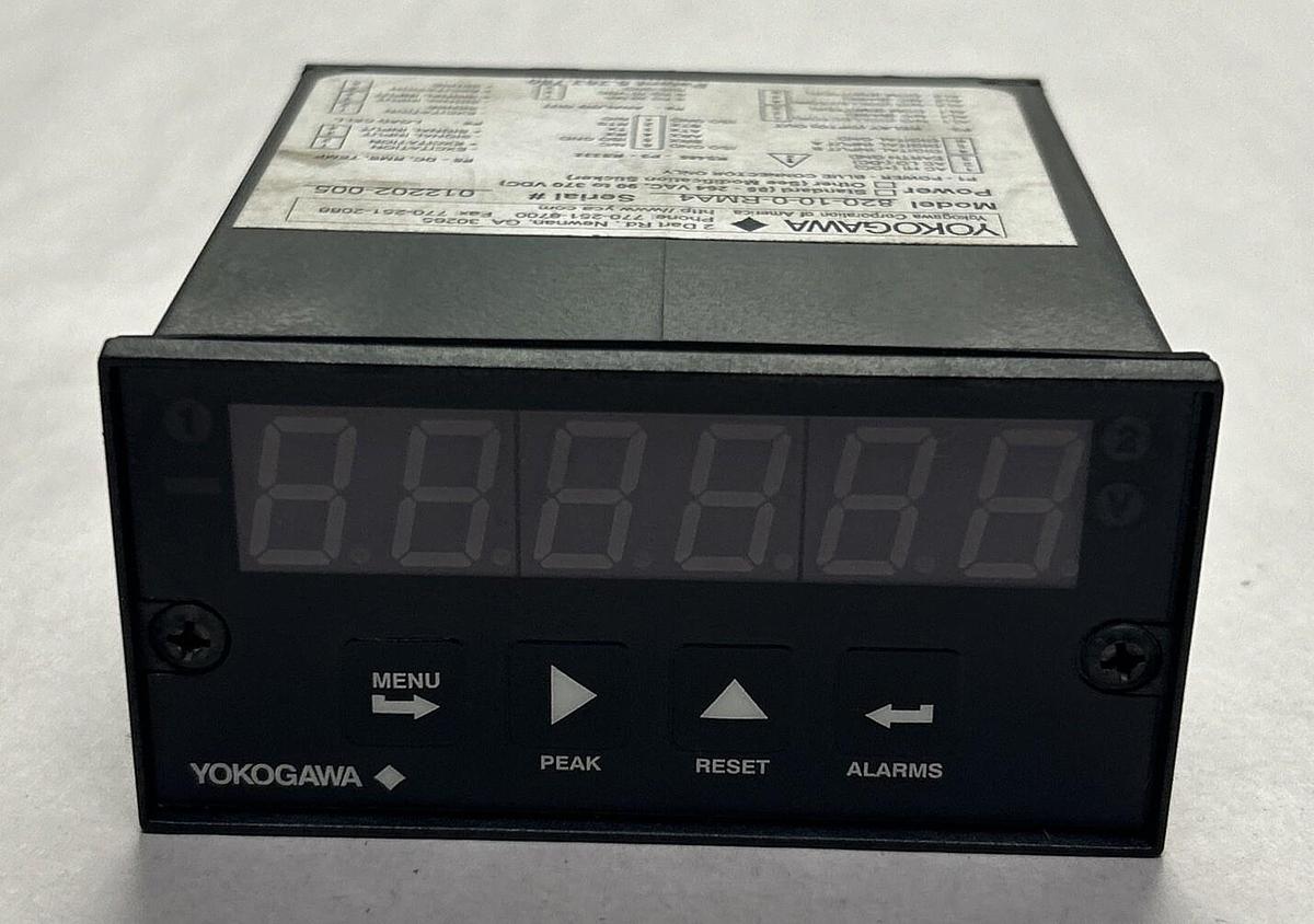 YOKOGAWA,820-10-0-RMA4,DIGITAL PANEL METER NOS