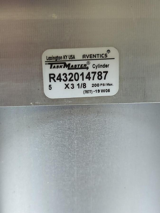 AVENTICS TASK MASTER,R432014787 5 X 3-1/8,PNEUMATIC CYLINDER NOS