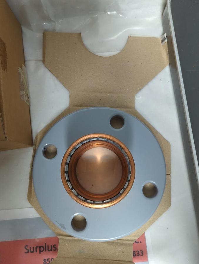 JUNGWOO METAL IND.,50313,LEAD FREE ADAPTER FLANGE 4-BOLT 2-1/2 INCH NOS