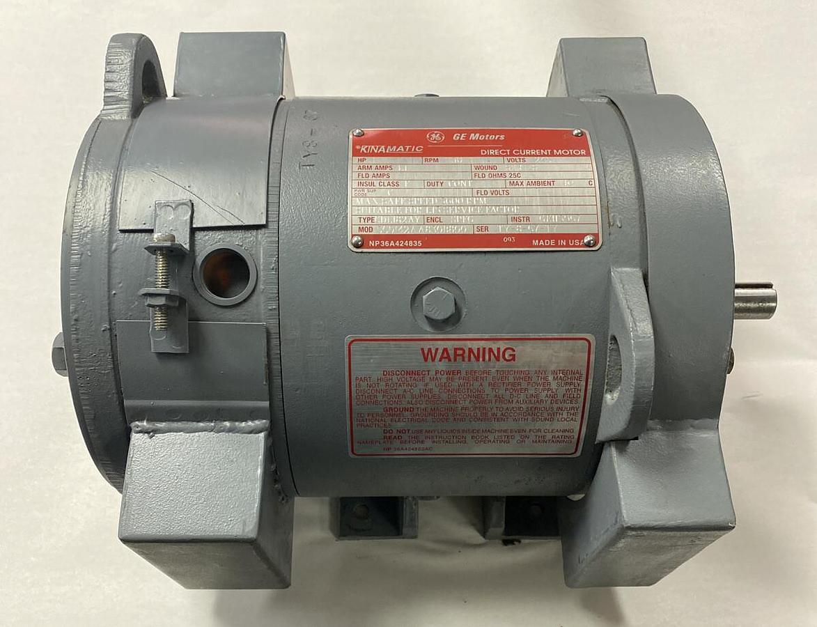 Used GE Motors,5CD142AA830B800,MOTOR 1150 RPM 240V