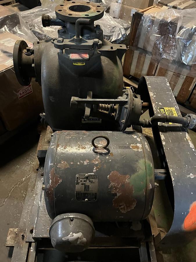 Used GORMAN RUPP,T4A3-B,SELF PRIMING T SERIES CENTRIFUGAL PUMP 4"X4" 25HP 3PH 1755RPM