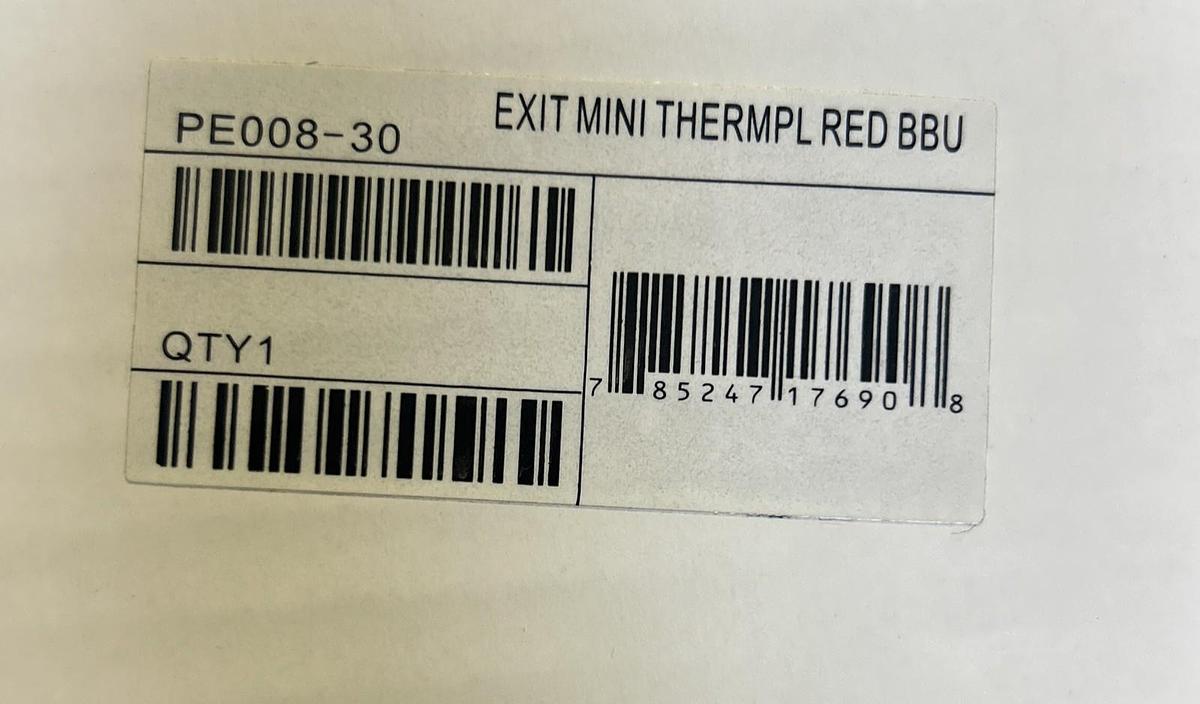 Used PROGRESS LIGHTING,PE008-30,WHITE LED EXIT SIGN NEW