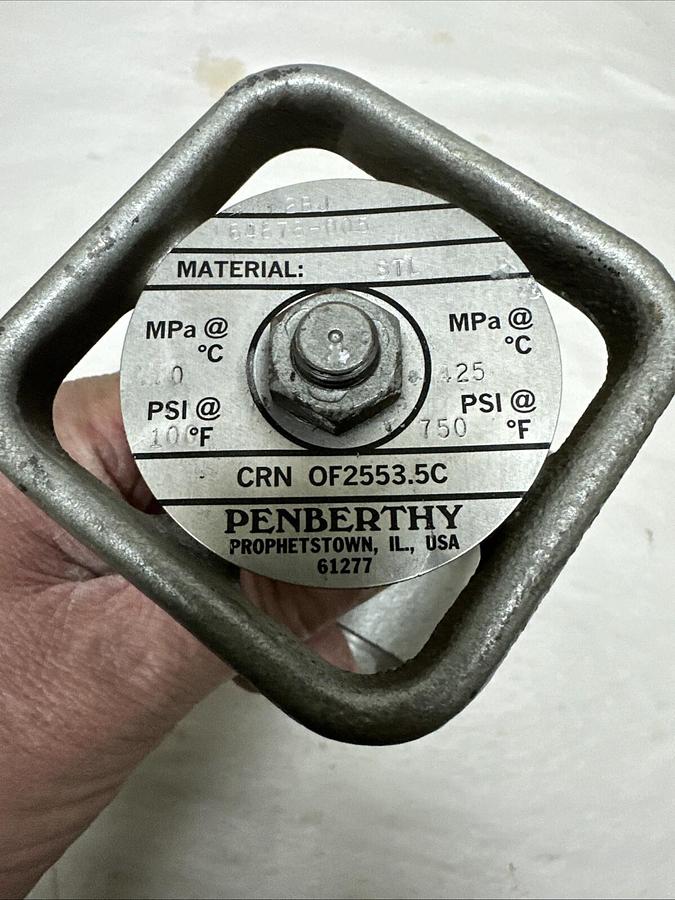 Penberthy,CRN OF2533.5C,Steel Valve