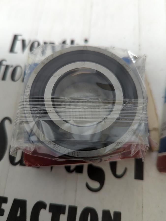 SKF,6206-2RS1,DEEP FROOVE BALL BEARINGS 30MM BORE LOT OF 2 NOS