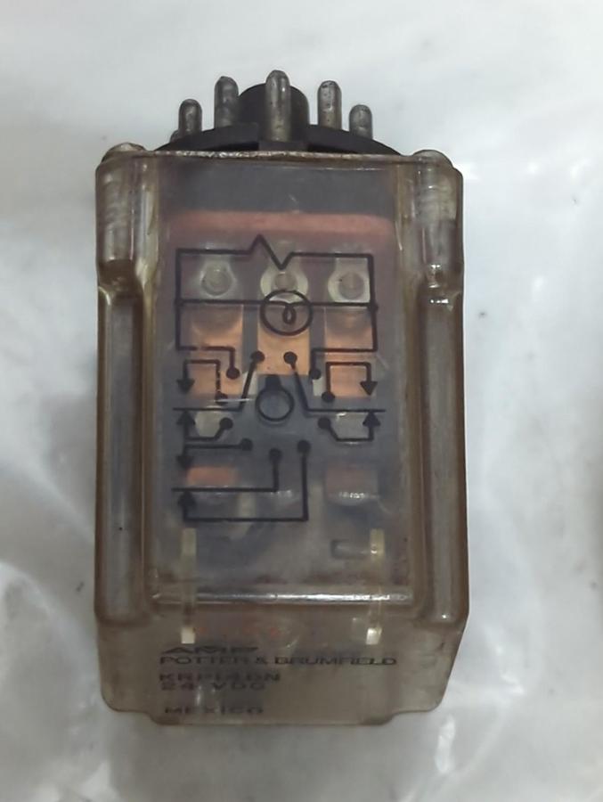 Used P&B,KRP14DN,PLUG IN RELAY 11-PIN LOT OF 3 PRE-OWNED