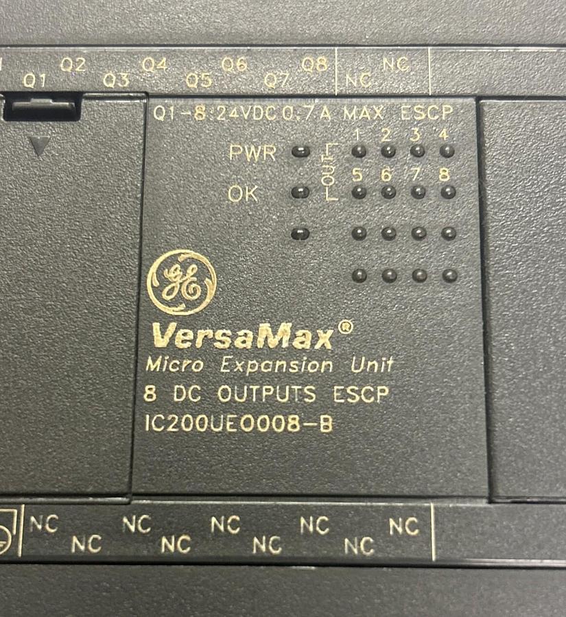 Used GE FANUC,IC200UEO008-B,VERSAMAX MICRO EXPANSION UNIT