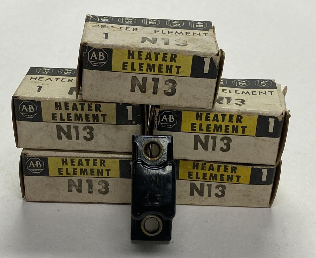 ALLEN BRADLEY,N13,OVERLOAD RELAY HEATER ELEMENT LOT OF 5 NOS
