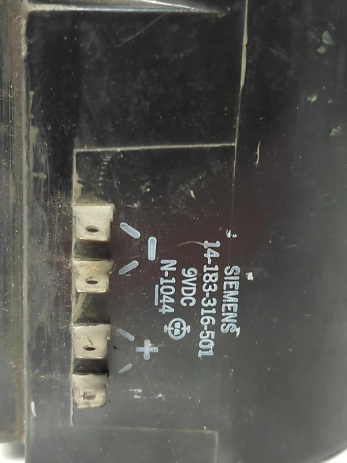 Used SIEMENS,14-183-316-501,COIL 9VDC N-1044 PRE-OWNED