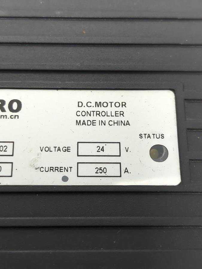 Used CAMPRO,2207A-5102,DC MOTOR CONTROLLER 24V CURRENT 250A PRE-OWNED
