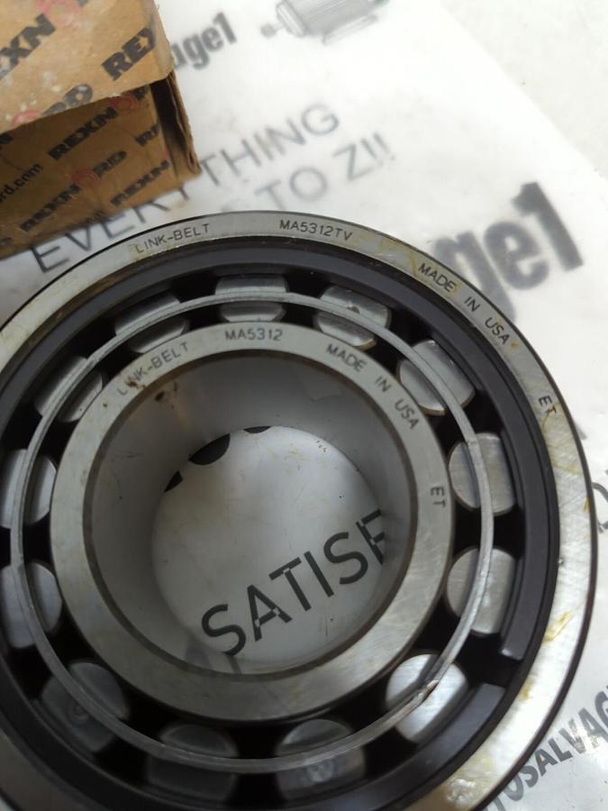 REXNORD,MA5312TV,CYLINDRICAL ROLLER BEARING 60MM BORE NOS