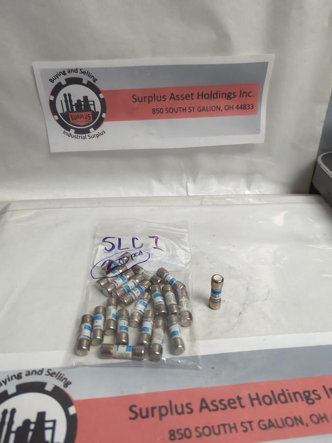 Used LITTELFUSE,SLC-1,CURRENT LIMITING 1 AMP FUSE LOT OF 20 PRE-OWNED