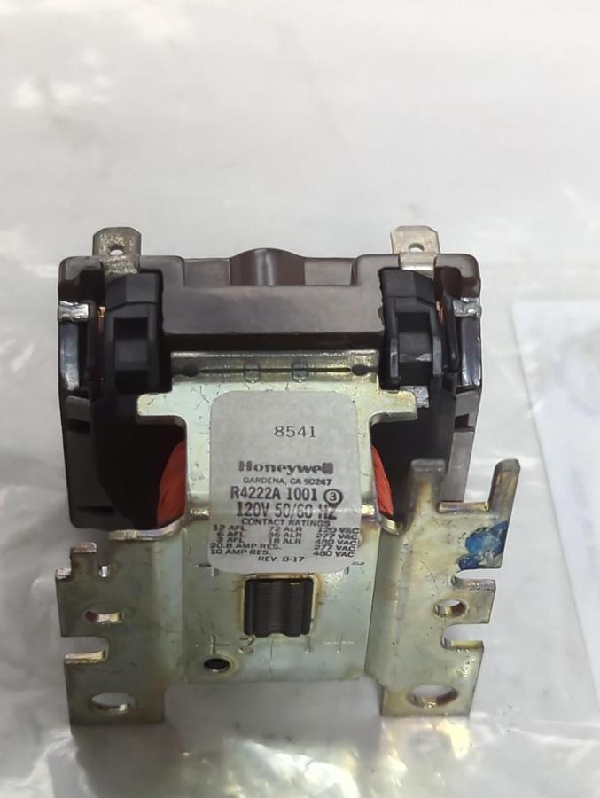 Used HONEYWELL,R4222A 1001,GENERAL PURPOSE RELAY 120V 50/60HZ PRE-OWNED