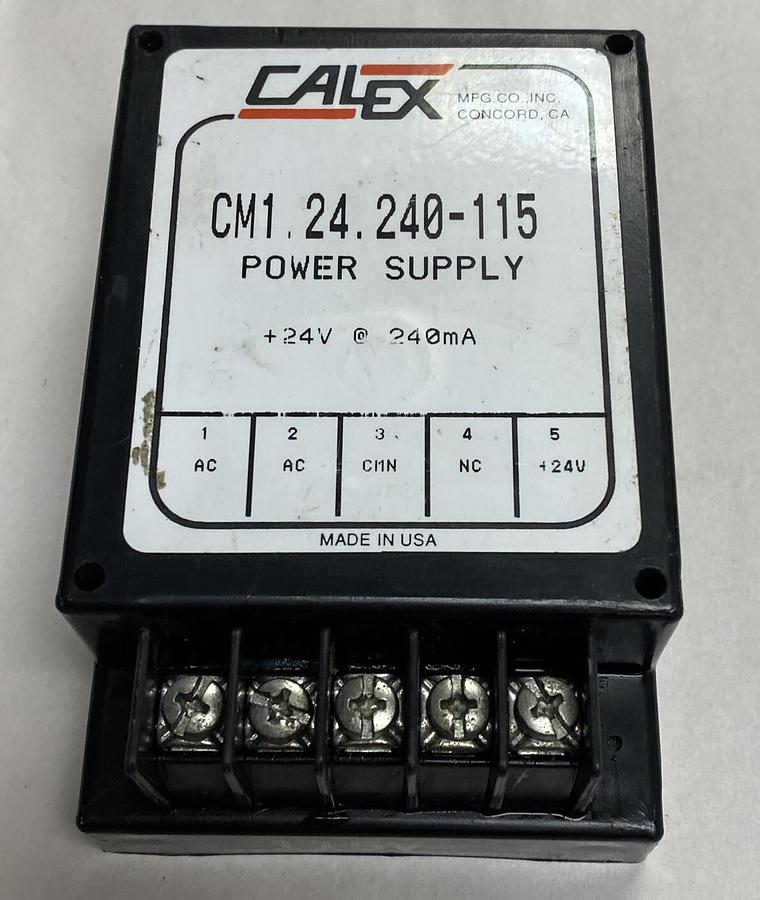 Used Calex,Model CM1.24.240-115,24V Power Supply