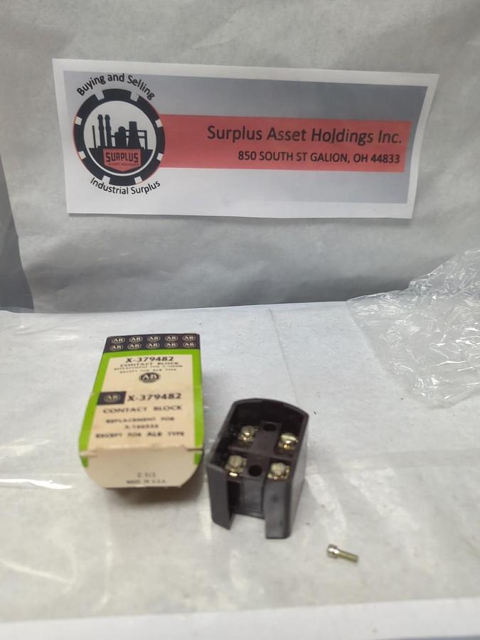ALLEN BRADLEY,X-379482,CONTACT BLOCK NOS