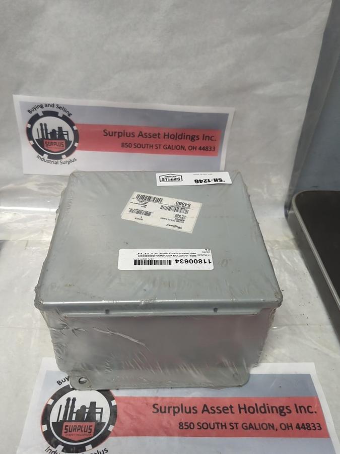 HOFFMAN,A808CH,JUNCTION BOX 8 IN X 8 IN X 4 IN NOS