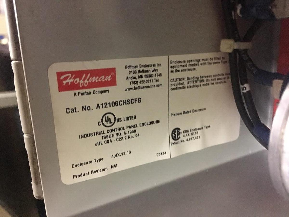 Hoffman,A12106CHSCFG,Enclosure W/ Allen Bradley Parts Inside