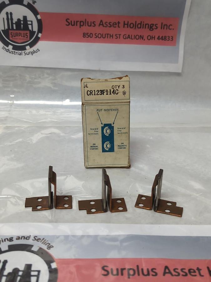 GE,CR123F114C,THERMAL OVERLOAD HEATER ELEMENT LOT OF 3 NOS