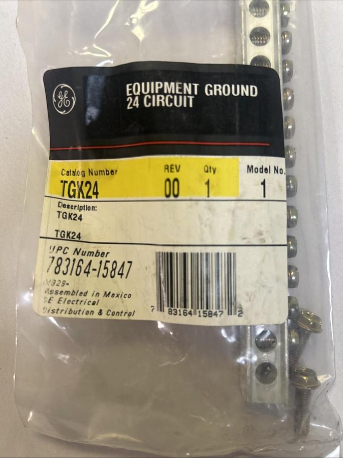 Used GENERAL ELECTRIC,TGK24,24 CIRCUIT EQUIPMENT GROUND KIT LOT OF 3 NOS