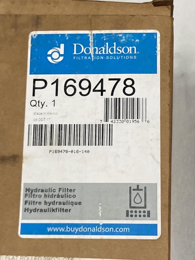 Donaldson,P169478,Hydraulic Filter