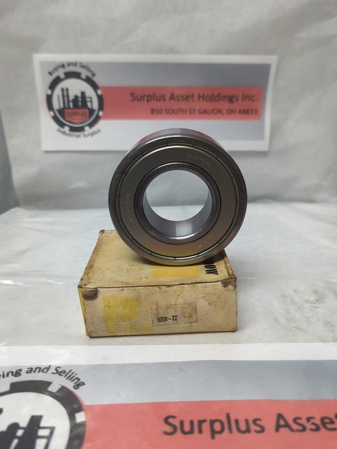 PEER,5208-ZZ,DEEP GROOVE BALL BEARING NOS