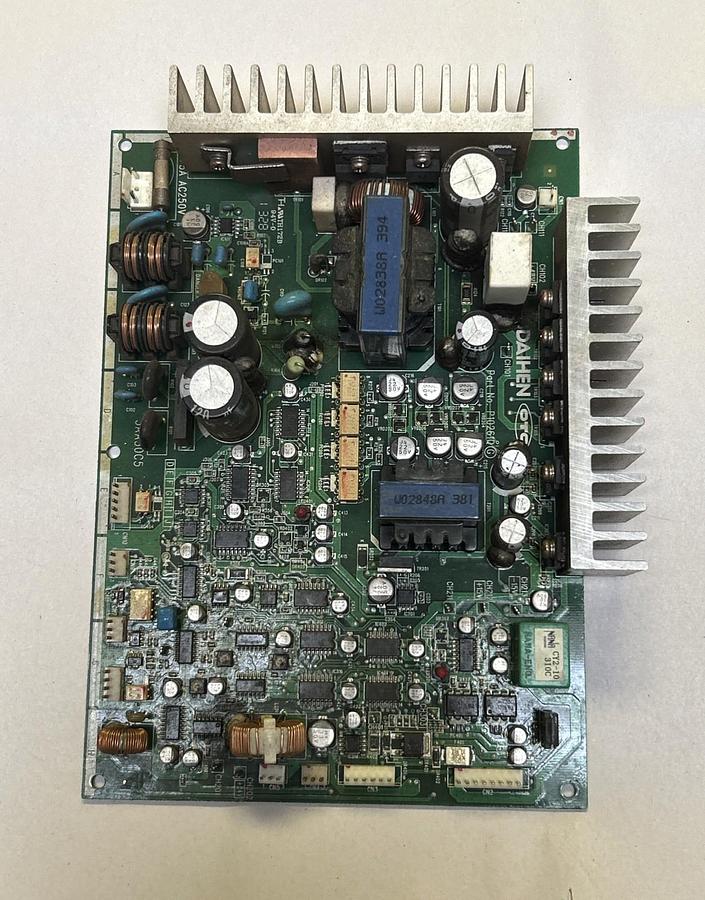 Used DAIHEN OTC,P10261Q,DP400 WELDER WIRE FEEDER CIRCUIT BOARD