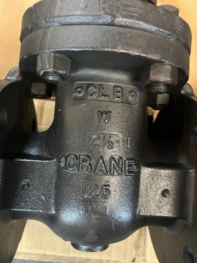 CRANE,465-1/2,SIZE 2-1/2 GATE VALVE CLASS 125 200 WOG BRZ