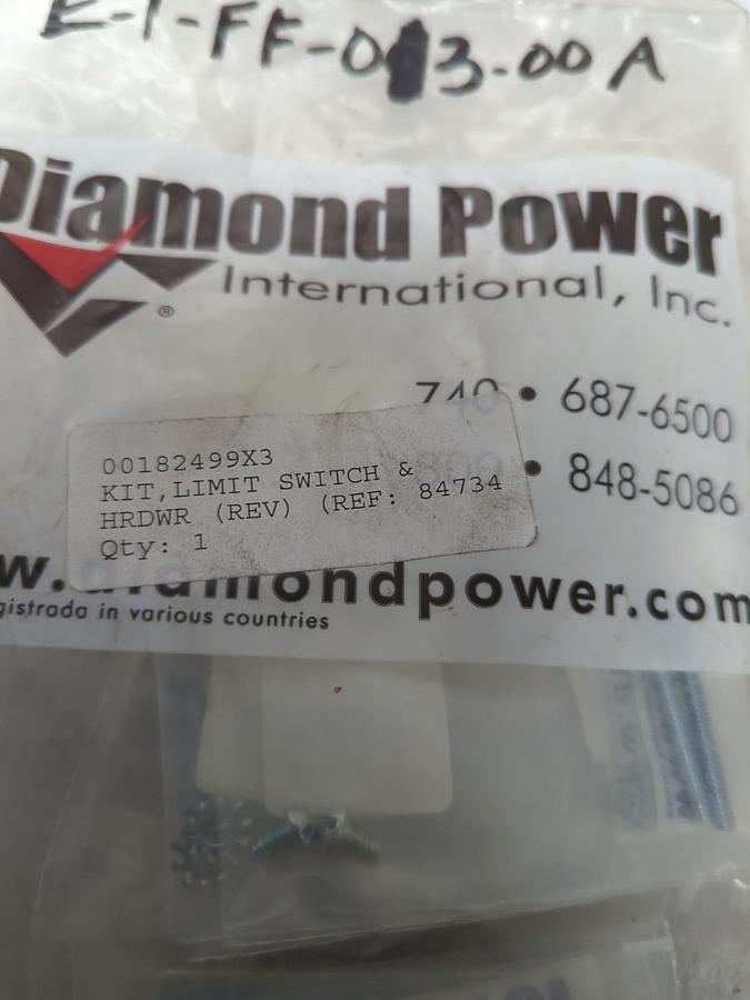 DIAMOND POWER,00182499X3,LIMIT SWITCH & HARDWARE KIT NOS