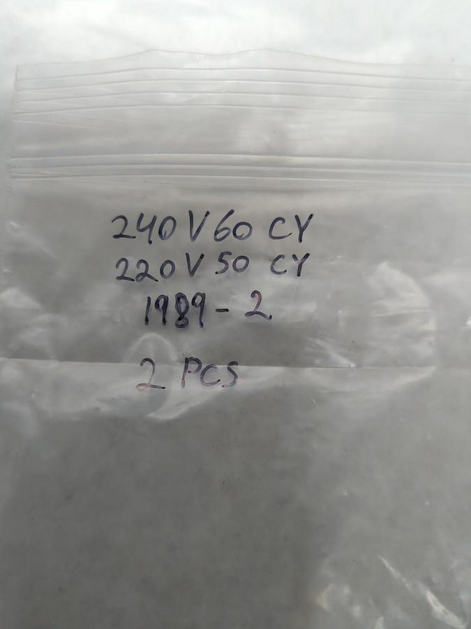 Used CUTLER HAMMER,1989-2,COIL240V 60CY 220V 50CY LOT OF 2 PRE-OWNED