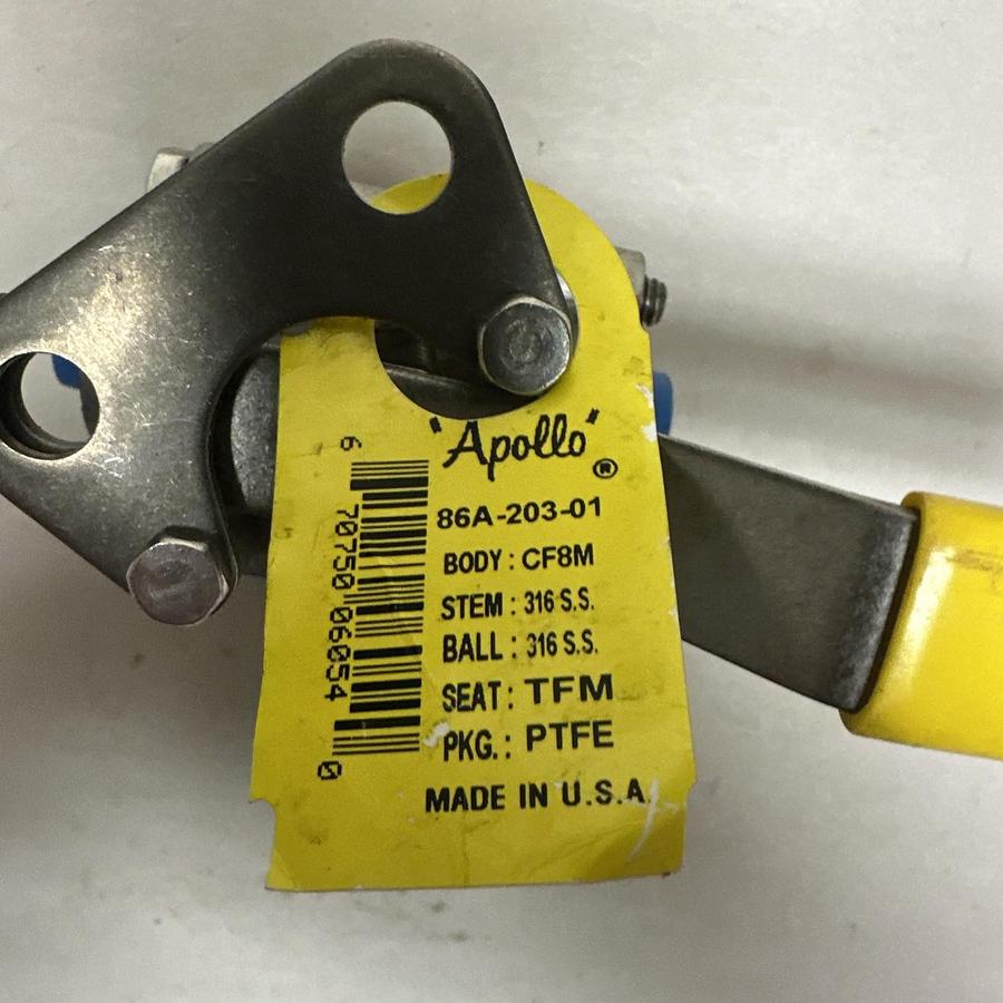 Apollo,86A-203-01,1/2" 1500 CWP Stainless Steel Valve