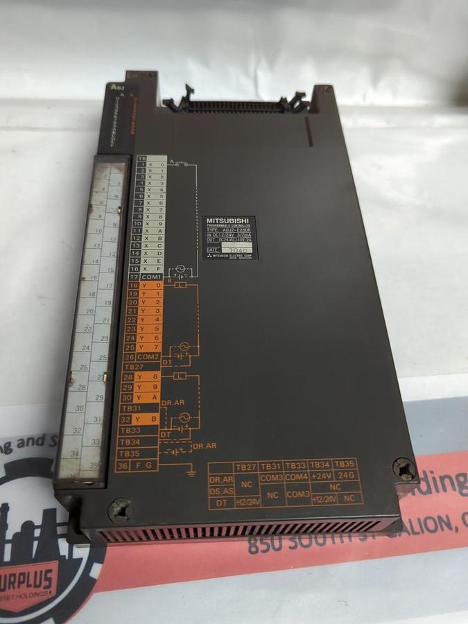 Used MITSUBISHI,A0J2-E28DR,PROGRAMMABLE CONTROLLER PRE-OWNED