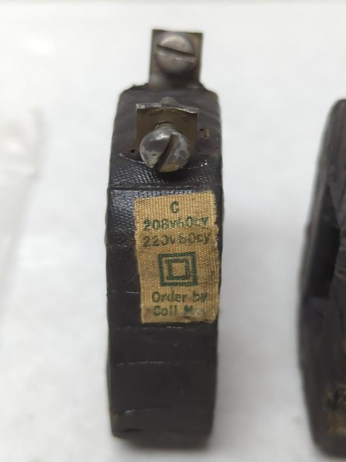 Used SQUARE D,2183 S7Q33A,COIL 208/220V 60HZ LOT OF 2 PRE-OWNED