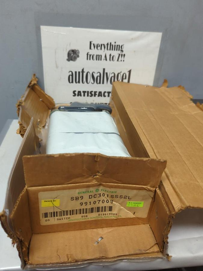 GENERAL ELECTRIC,SB9 DC301SSS2L,ROTARY CAM SWITCH NEW IN BOX