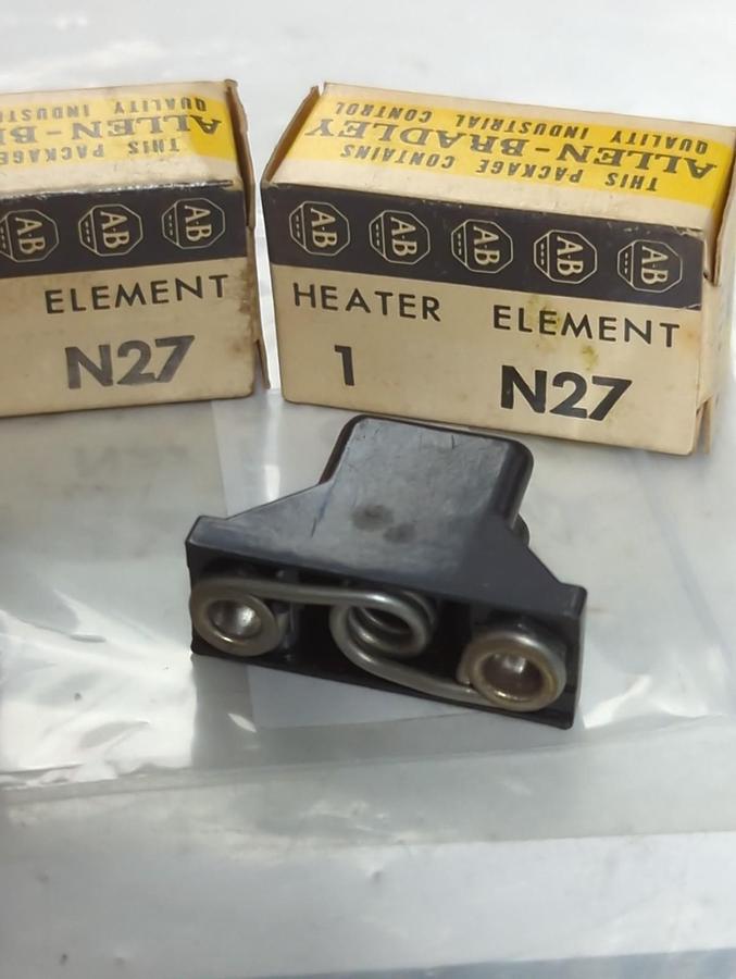 ALLEN BRADLEY,N27,THERMAL OVERLOAD HEATER ELEMENT LOT OF 4 NOS