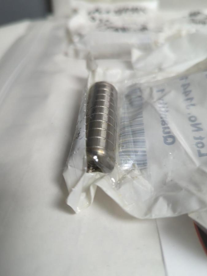 JERGENS,31841-SS,SPIRAL GROOVE PULL DOWEL PIN LOT OF 10 NOS