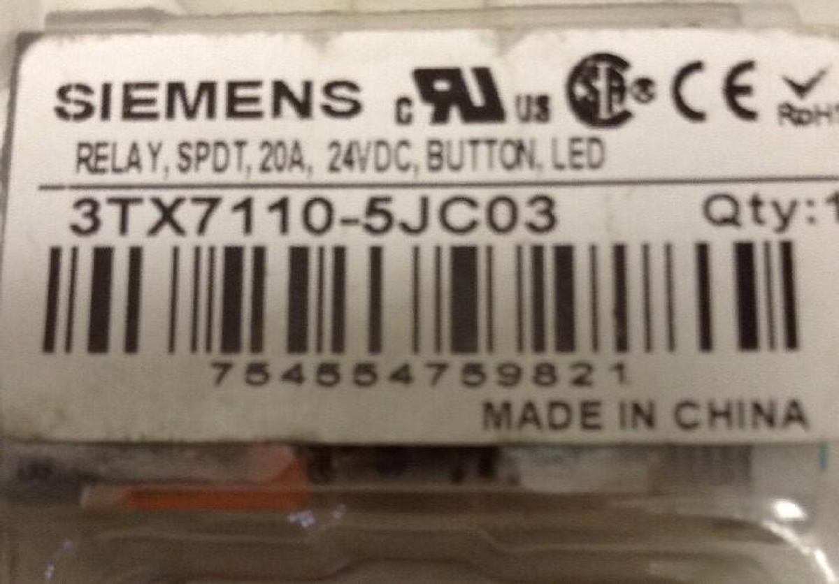 Siemens,3TX7111-3PF13 3TX7110-5JC03 3TX7116-SNF13,Plug-In Relays LOT OF 5