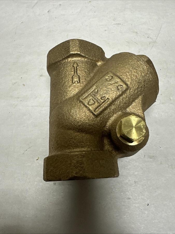 Milwaukee,200S 400W, 3/4" Y Brass Check Valve