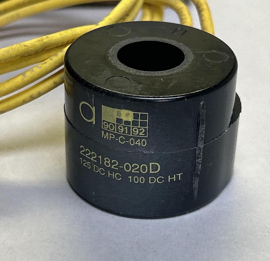 ASCO,222182-020-D,SOLENOID VALVE COIL 120V NOS